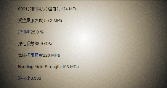 6061污色小黄鸭网站色力学性能